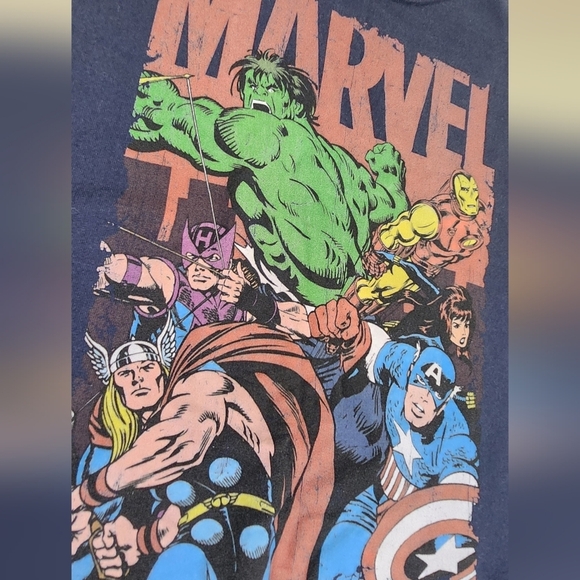 Marvel Avengers Jerzees Nublend Crewneck Sweater. - Picture 2 of 5